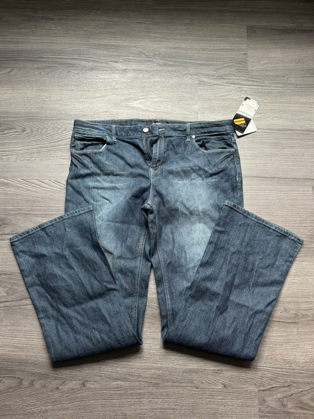 Daisy Fuentes Dark Wash Boot Cut Jeans